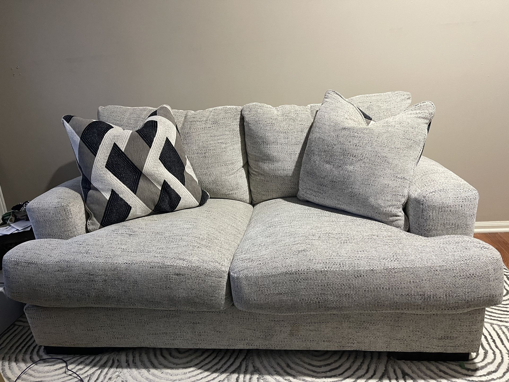 Gray Loveseat