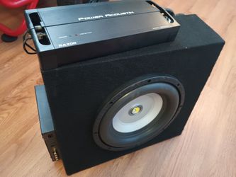 Sound system subwoofer epicenter amplifier