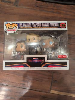 Brand new Mrs. Marvel, Captain Marvel, and Photon Funko Pop the Marvels only at Target