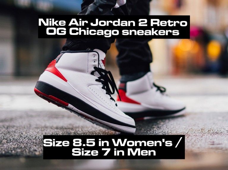 Nike Air Jordan 2 Retro OG Chicago Shoes
