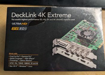 New Blackmagic DeckLink 4K Extreme 6G SDI HDMI Capture Card BDLKHDEXTR4K
