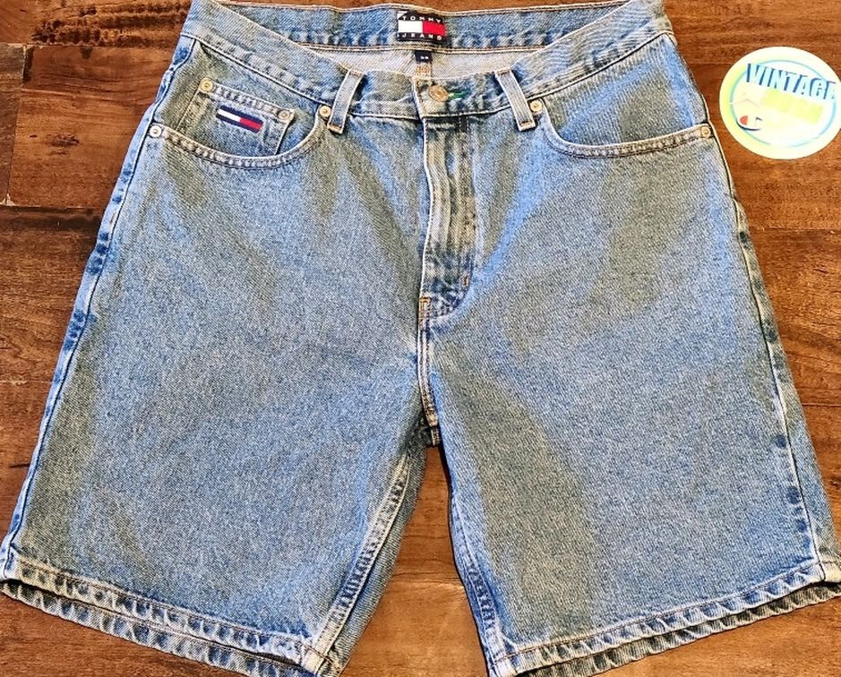 90´s Vintage Shorts Big Logo Medium Sz 33