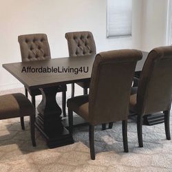 7 Pc Dining Table Set Brand New In Box 