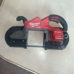 Milwaukee M18 Fuel Brushless 5” X 5” Band Saw Like New Tool Only 