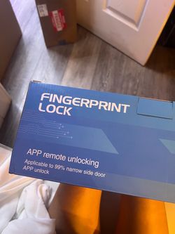 Smart Fingerprint Door Lock with App Remote Unlock – New in Box