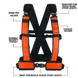 DEFER safety vest reflective straps