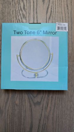 New Portable 6-inch mirror with 10 x magnification includes carrying bag