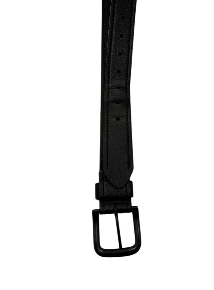 Columbia Black Leather Belt - Size M (34-36)