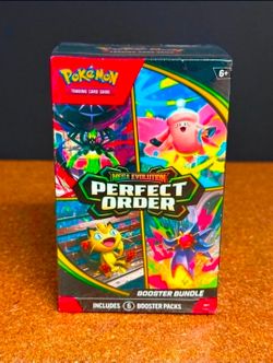 SEALED POKÉMON MEGA EVOLUTION PERFECT ORDER BOOSTER BUNDLE