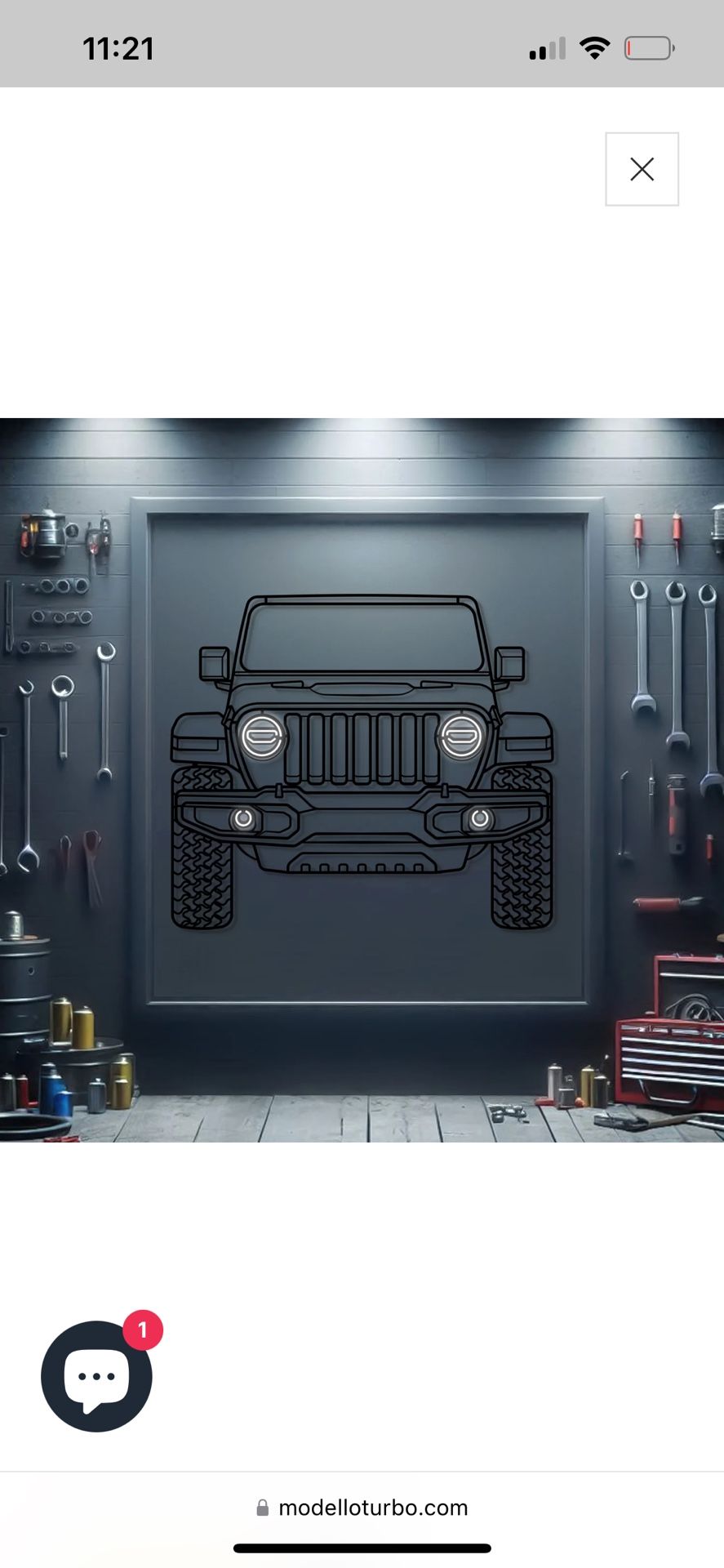 Neon Wall Art. Current Style Jeep Wrangler Brand new still in unopened box