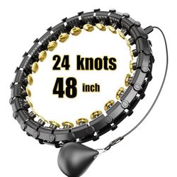 Buy 1 Get 1 Free! Size Adjustable Smart Hula Hoop with weighted Ball