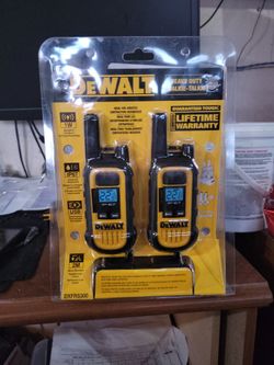 Dewalt Heavy Duty Walkie Talkies 
