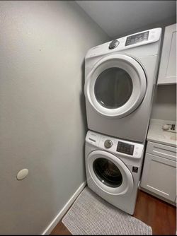 Washing machine and electric dryer