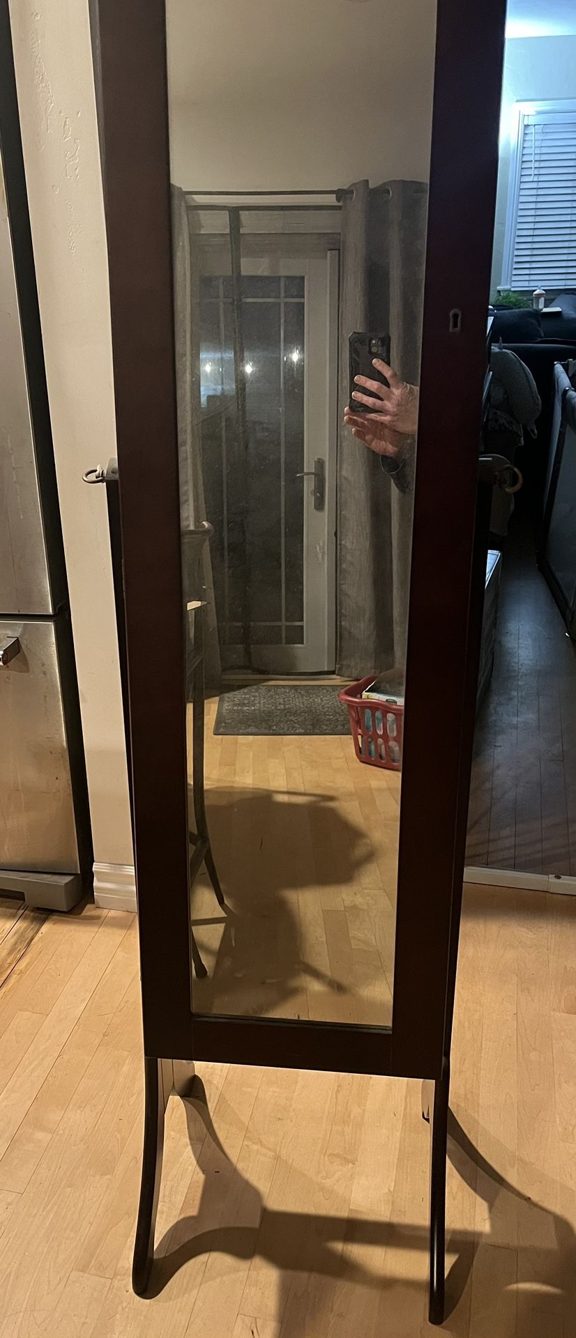 Standing Mirror Jewelry Box
