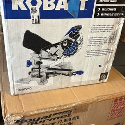 KOBALT  7 1/4 in   Miter Saw Sliding. Single Bevel