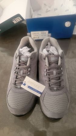 Drew Men's Athletic Aaron Shoes Grey Suede/Mesh