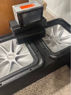 Speaker set up for sell  barely used