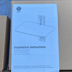 ONN SHELF FOR DVD PLAYER/ CABLE BOX ETC