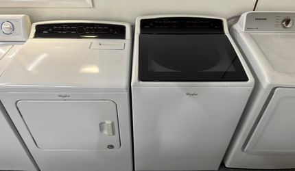 Whirlpool Electric Washer Dryer Apartment Size Jumbo Capacity
