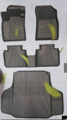 Pathfinder 5 Floor Liners and Trunk Mat Set