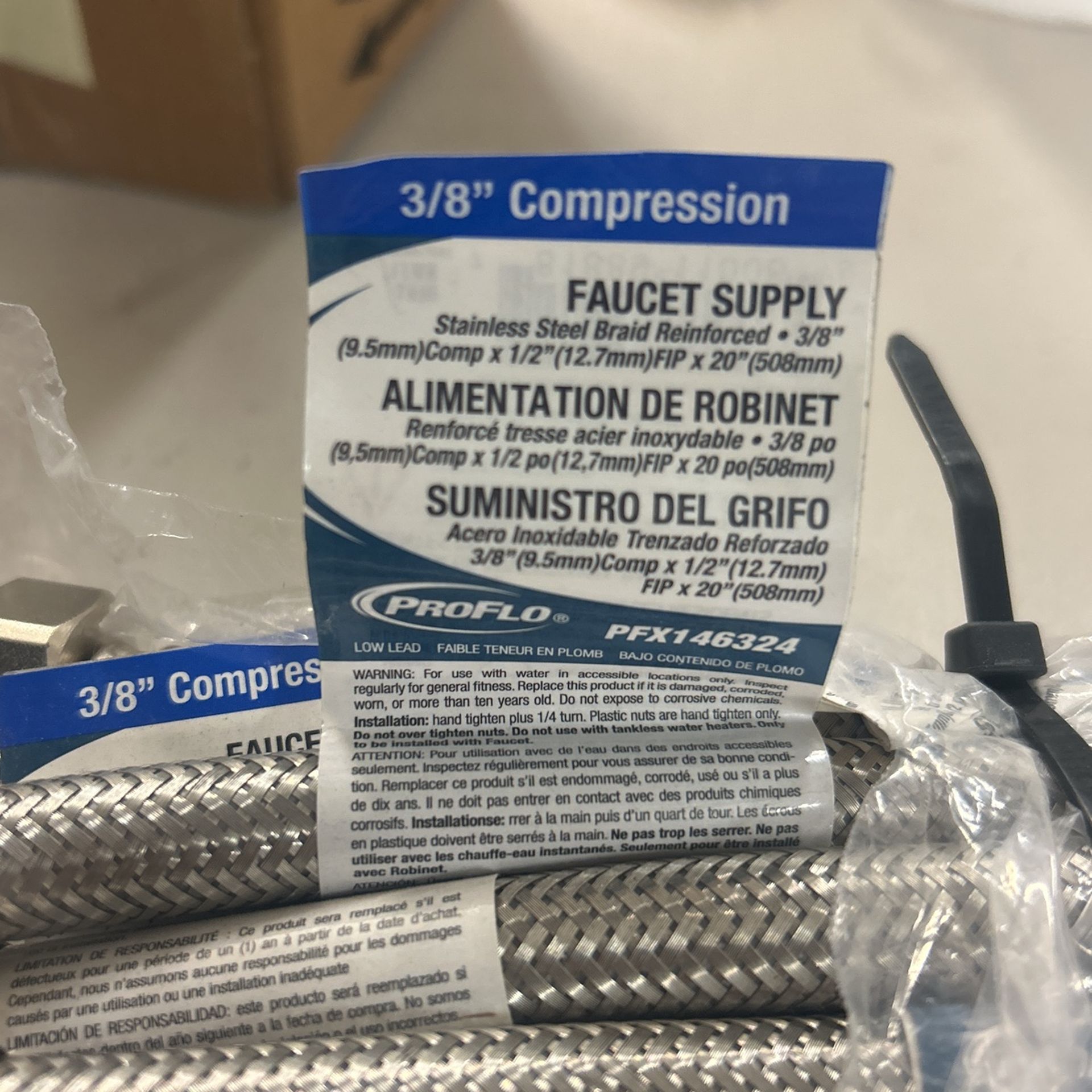3/8” Compression Faucet Supply