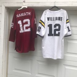 VINTAGE FOOTBALL ORIGINAL STITCHED JERSEY’S GOTTA ADD THESE TO THE COLLECTION BEFORE THEYRE GONE!!! GREAT DEAL ON THESE!!! 