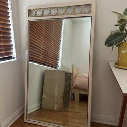 Vintage Large Brass Mirror