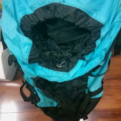 Mountain Tools Internal Frame Backpack Big Adjustable Blue Trekking Hiking Camp