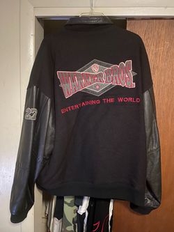 Leather sleeves Warner Brother’s jacket