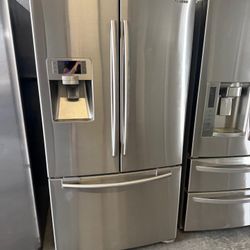 36” REFRIGERATOR SAMSUNG COUNTER DEPTH FRIDGE REFRIGERADOR NEVERA HELADERA GOOD CONDITION CLEAN TESTING DELIVERY WARRANTY 4 MONTHS 