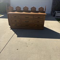 Dresser $55 and headboard $25