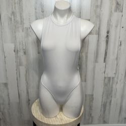 Fashion Nova White Bodysuit 