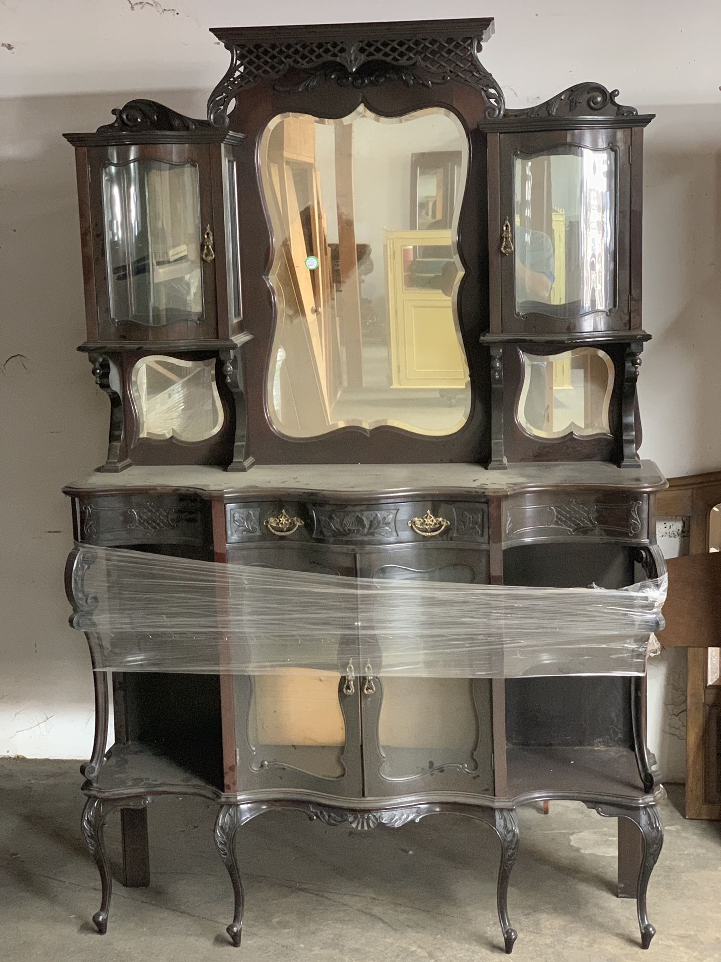 Antique display cabinet