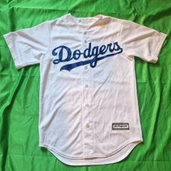 Dodgers Button Down Jersey Shirt Men Small 