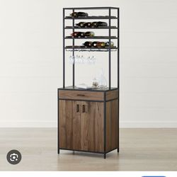 Crate and barrel tall Knox Storage $2,500 value