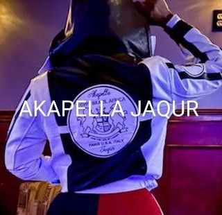 Unisex Italian Leather AkapellaJaqur Luxury Hooded Jacket 