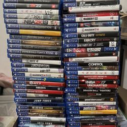 Lots Of Ps4 Games 