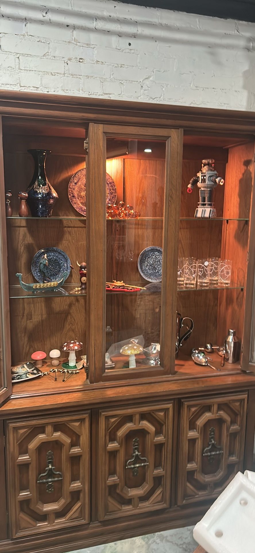 Mid-Century Modern China Display Cabinet