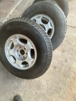 Silverado gmc rims y tires 6 lug pattern