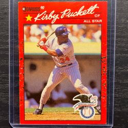 1990 Donruss All-Star Kirby Puckett Baseball Card #683