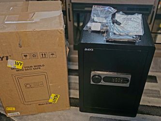 Brand New Large  Fire & Waterproof DAYI Safe 3 Ways to Open Dual Alarms Money Bag BNIB NEVER Used