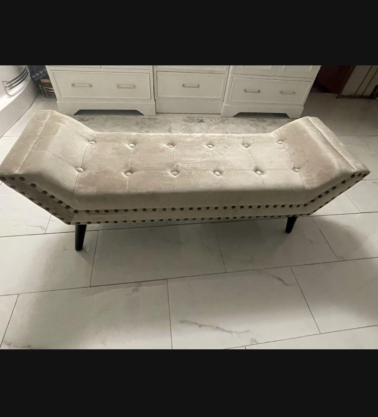 $135 Velvet Bench 