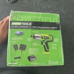 1/2 Drive Cordless Impact Wrench