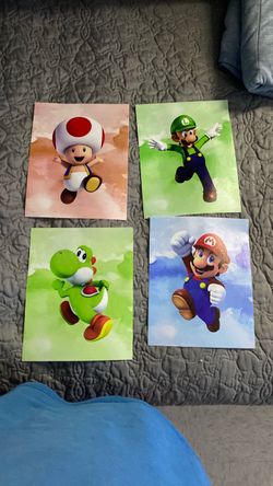 SUPER MARIO ART PRINTS FRAME