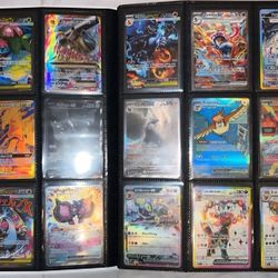 Binder Full Of Pokémon Charizards SIR And More