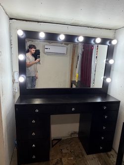black vanity