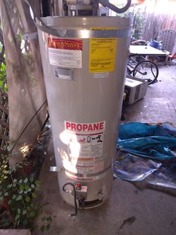 Propane water heater $80