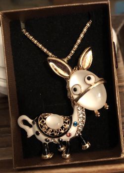 Donkey Pendant Necklace