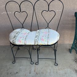Worn Ice Cream Parlor Chair
