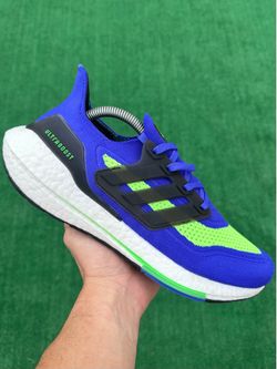 ADIDAS ULTRABOOST 21 “SONIC INK / GREEN” (Size 9, Men’s)